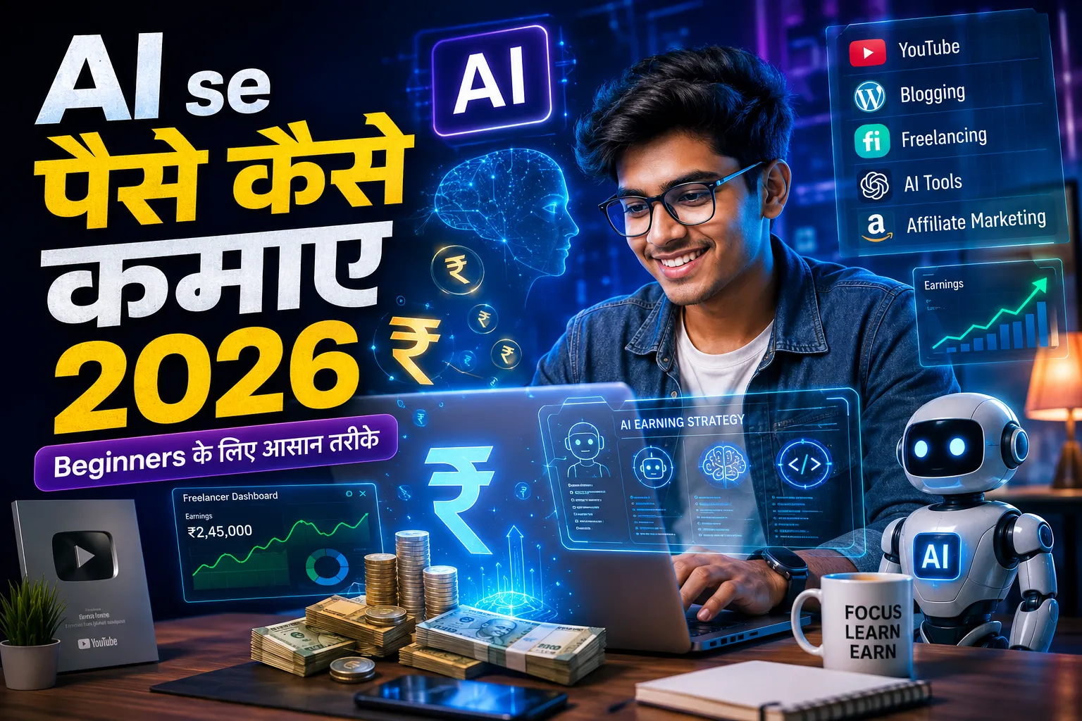 AI se Paise Kaise Kamaye